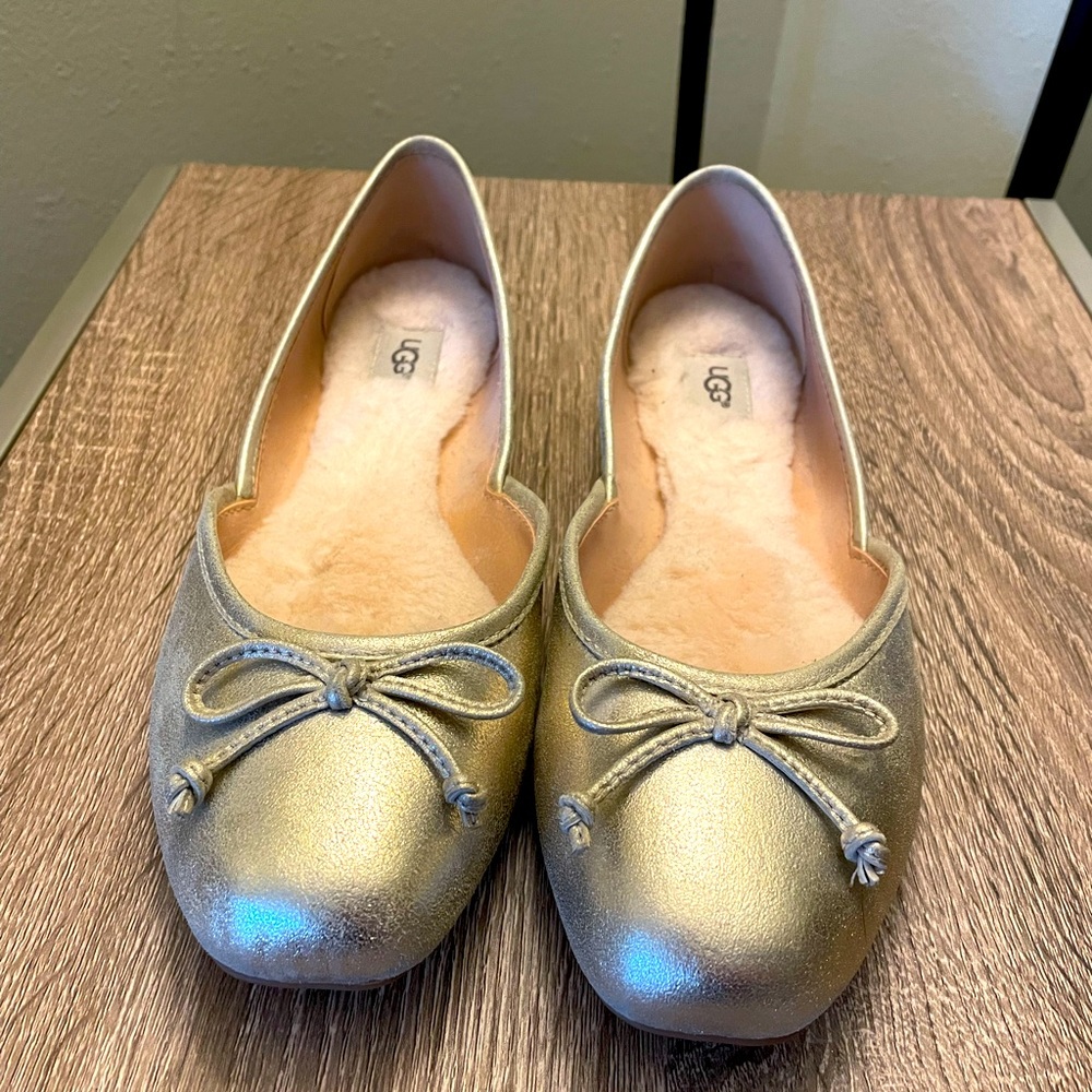 Ugg Lena square toe flats